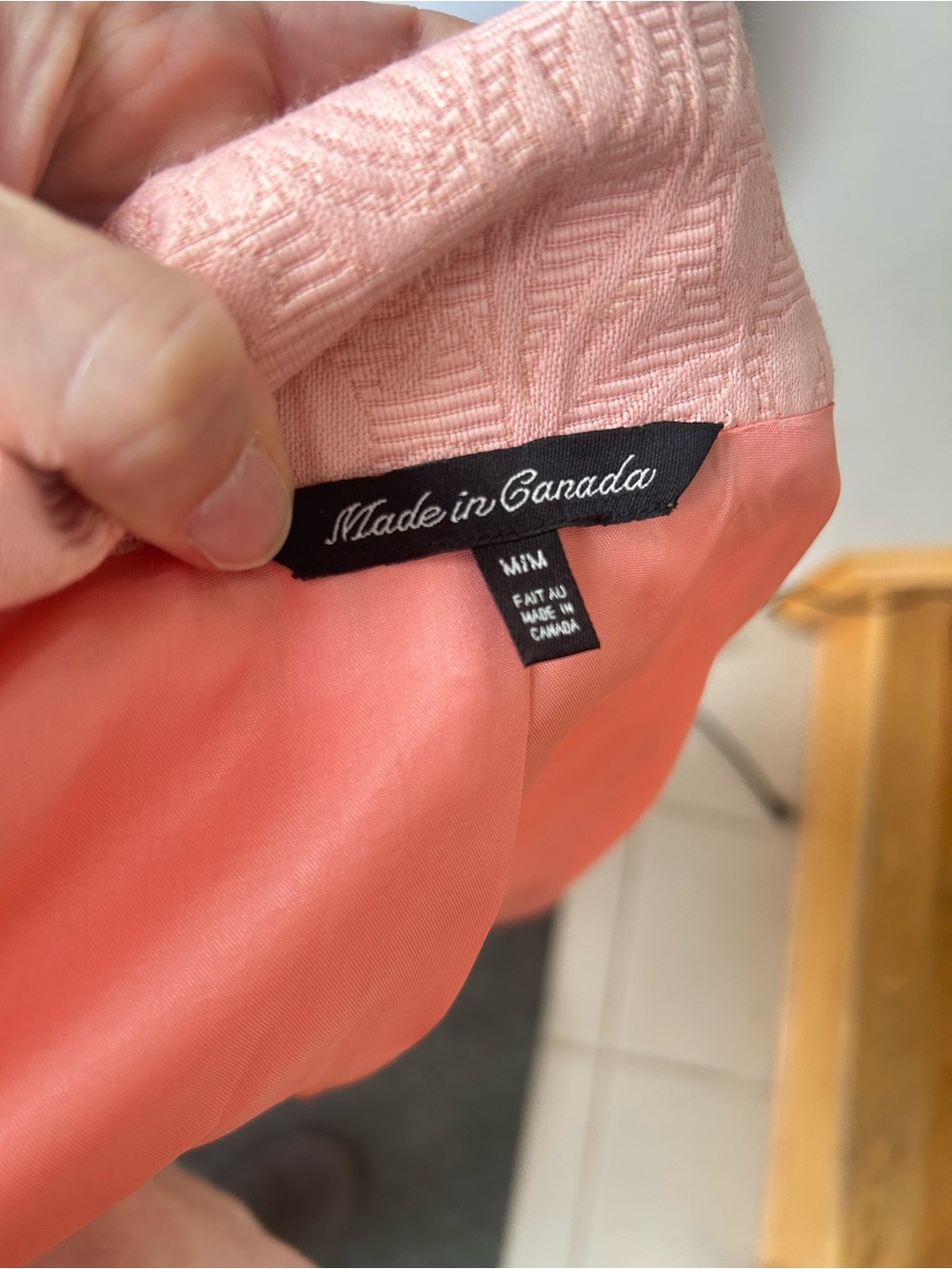 VINTAGE le château Pink Jacquard Coat Balletcore Coquette Y2K 90s Tailoring - Picture 7 of 15